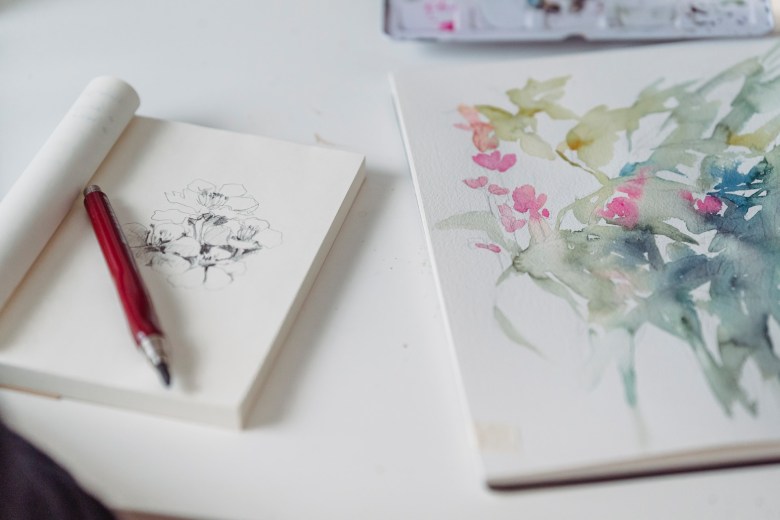 an example of an art journal sketch