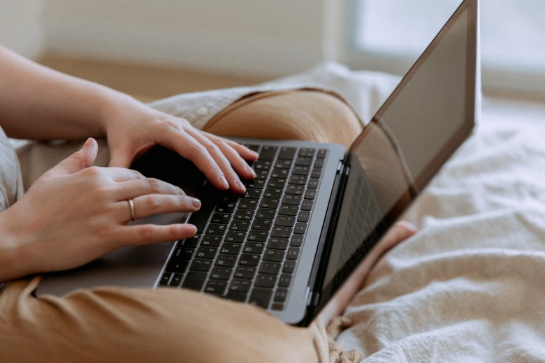 Journaling on a laptop instead of a notebook