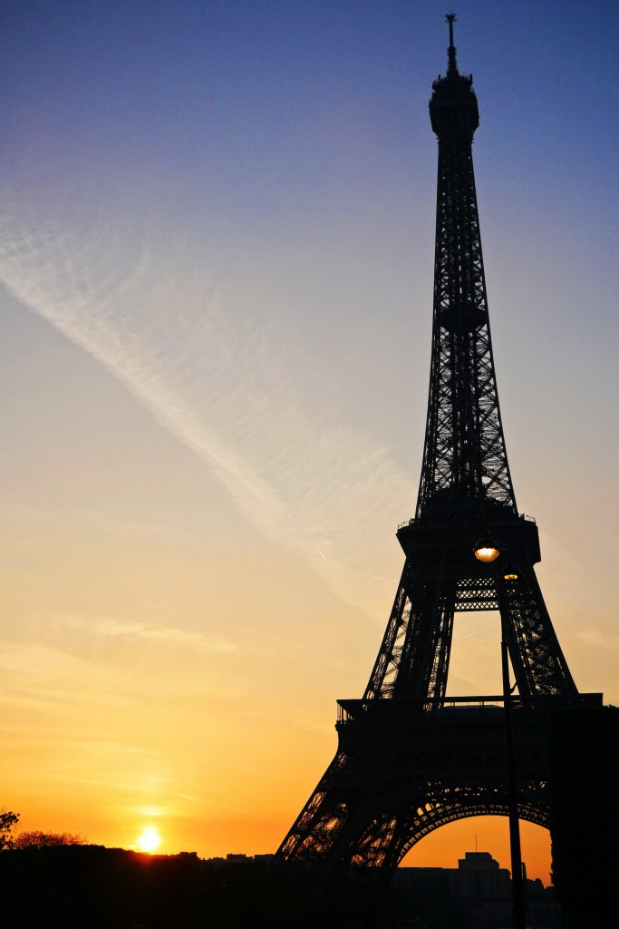 photo of Paris used in a travel journal example